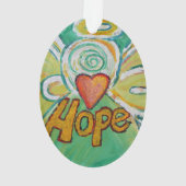 Hope Angel Word Art Cadeau de vacances (dos)