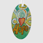 Hope Angel Word Art Cadeau de vacances (devant)