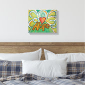 Hope Angel Word Art Peinture Toile Enveloppé (Insitu(Chambre))