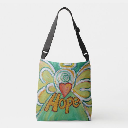 Hope Angel Word Art Purge Sac Corps Croix (Devant)