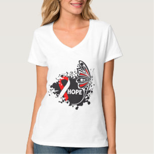 Hope Aplastic Anemia Butterfly T-shirt