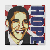 Hope Barack Obama Magnet (Devant)