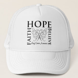 Hope Believe Faith - Lung Cancer Trucker Pet