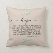 Hope Bible Verse van Jeremiah 29:11