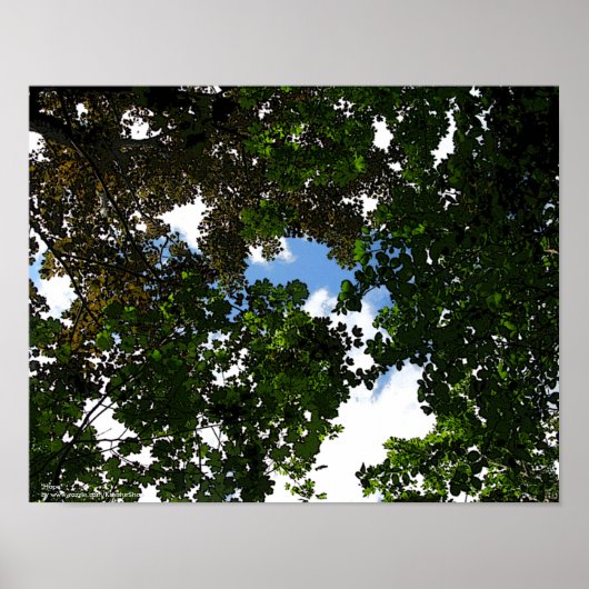 HOPE blue skies Poster (Voorkant)