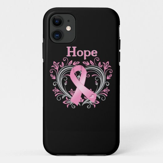 Hope Breast Cancer Awareness Ribbon Case-Mate iPhone Case (Achterkant)