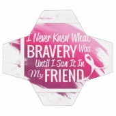 Hope Breast Cancer conscience ruban rose sur le co (Plat)