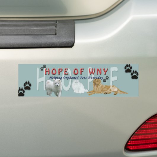 HOPE Bumpersticker (Op auto)