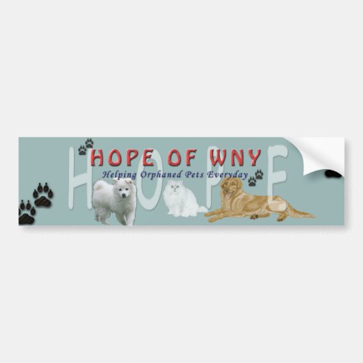 HOPE Bumpersticker (Voorkant)