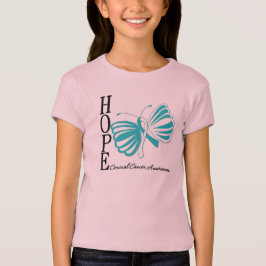 Hope Butterfly Cervical Cancer T-shirt