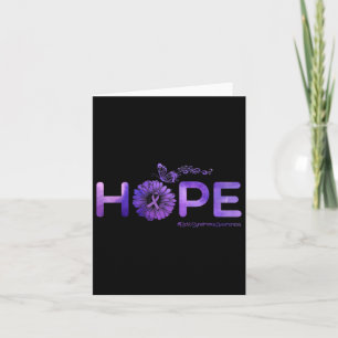 Hope Butterfly Rett-syndroom bewustzijnscadeaus  Kaart