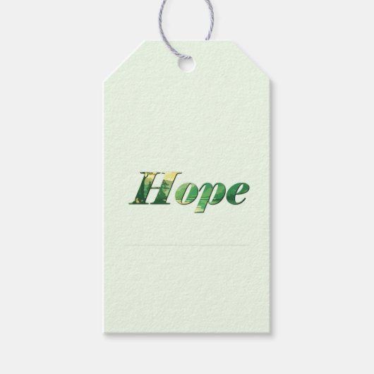 Hope. Cadeaulabel (Voorkant)