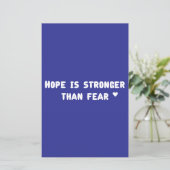 Hope card (Staand voorkant)