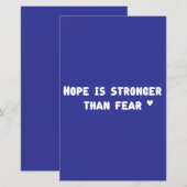 Hope card (Voorkant / Achterkant)
