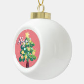 Hope Carton kerstboom Roze Ornament (Rechts)