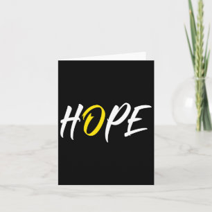 Hope Childhood Cancer Awareness Geel lint Kaart