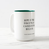 HOPE COFFEE MOK (Voorkant links)