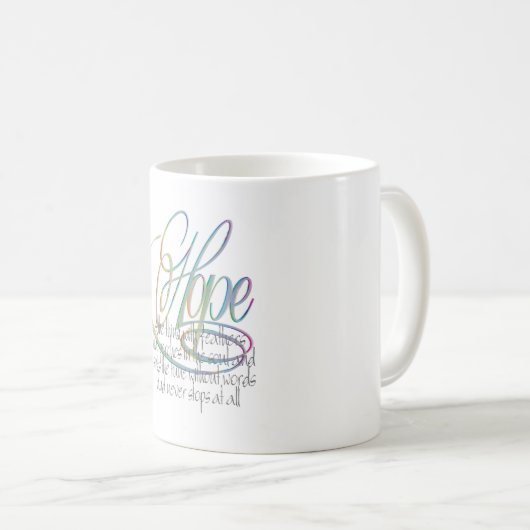 Hope Coffee Mug (Devant droit)
