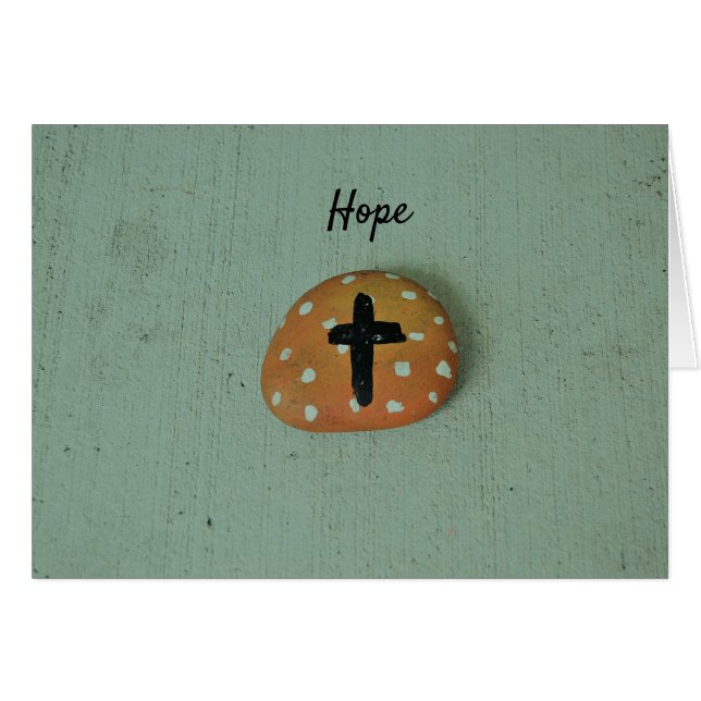 Hope cross polka dot (Voorkant Horizontaal)