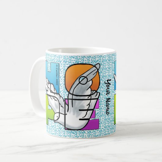 Hope Dove Christian Mug (Devant gauche)