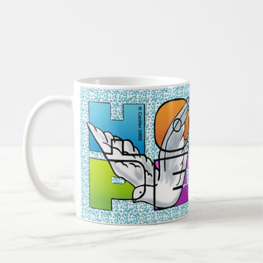 Hope Dove Christian Mug (Gauche)