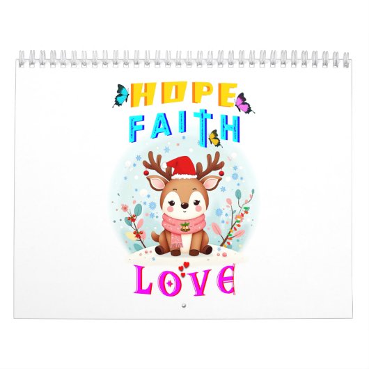 Hope Faith Love Kalender (Hoes)