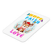 Hope Faith Love Magneet (Linkerzijde)