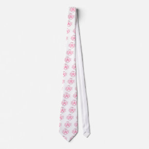 Hope Faith Love Sterke Breast Cancer Stropdas
