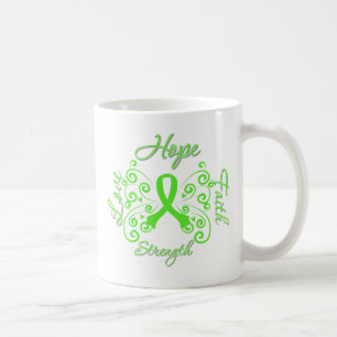 Hope Faith Love Strength Non-Hodgkin's Lymphoma Koffiemok