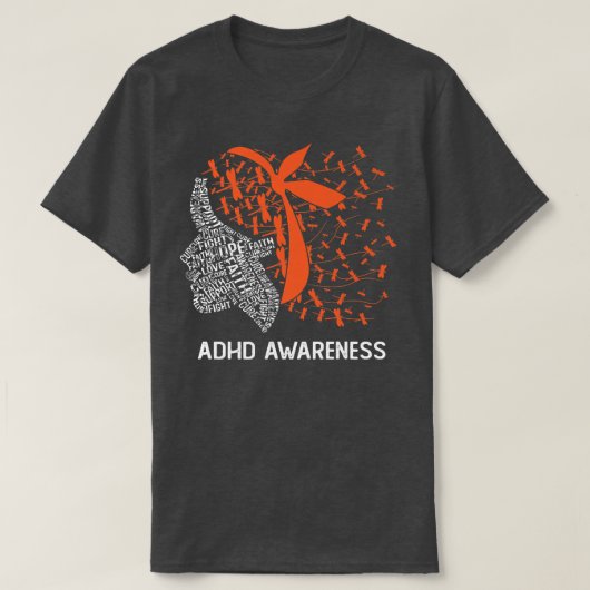 Hope Fight ADHD Awareness Premium  T-shirt (Design voorkant)