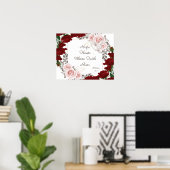  Hope Floats  Floral Poster Hebrews 11:1 (Thuiskantoor)