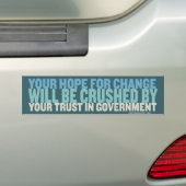 Hope for Change Bumpersticker (Op auto)