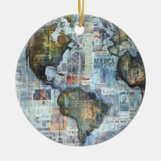 "Hope For Humanity" Art Ornament