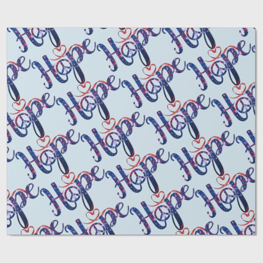 Hope for Peace Wrapping Paper Cadeaupapier (Vlak)