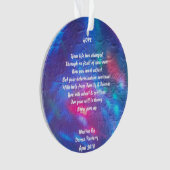 "Hope" gedicht - acrylversiering Ornament (voorkant)