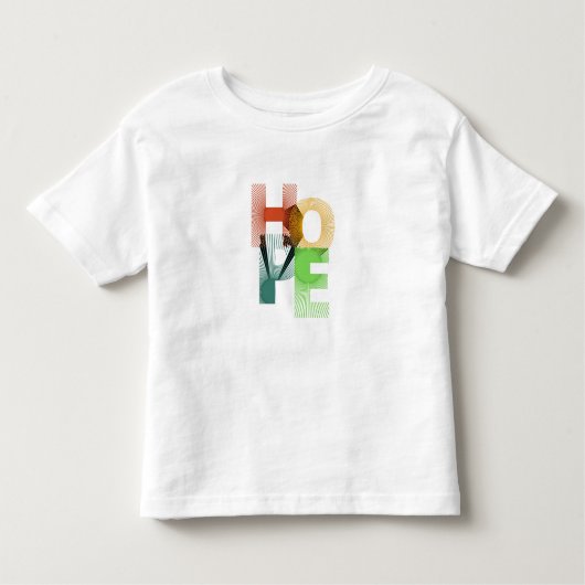 HOPE Geometric Typography - Tshirt (Voorkant)