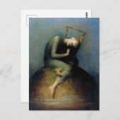 Hope George Watts Schilderij Briefkaart (Voorkant / Achterkant)