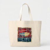 Hope Hakuna Matata Grote Tote Bag (Voorkant)