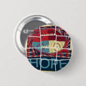 Hope Hakuna Matata Ronde Button 5,7 Cm (Voorkant /achterkant)