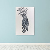 Hope Hands Canvasprint Canvas Afdruk (Insitu (Houten vloer))