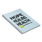 Hope, Healing, Health Notebook Notitieboek (Rechterzijde)