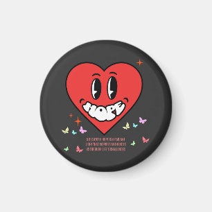 Hope Heart positieve boodschap Zelfliefde Magneet