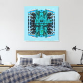 Hope Home Canvas Afdruk (Insitu (Slaapkamer))