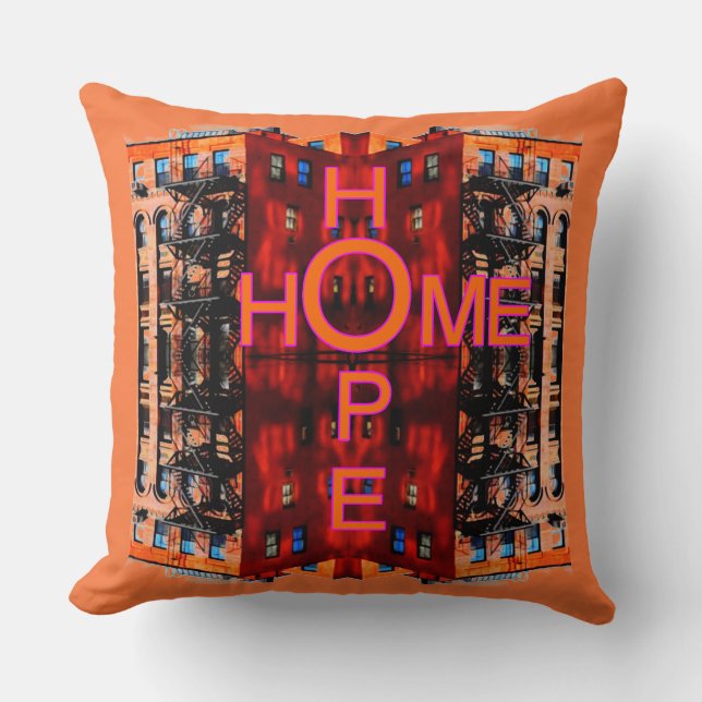 Hope Home Kussen (Voorkant)