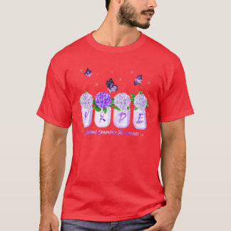 HOPE Hortensia Bloem Vlinder Opioïde Overdosis Waa T-shirt