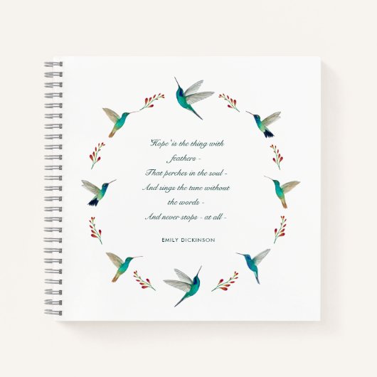 Hope Hummingbird Journal (Devant)