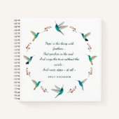 Hope Hummingbird Journal (Devant)