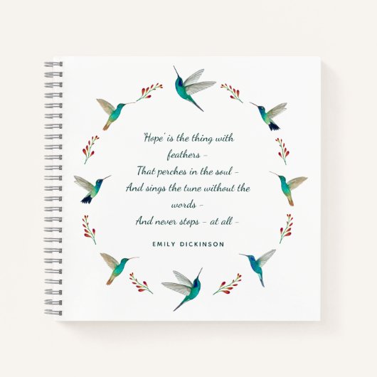 Hope Hummingbird Journal (Devant)
