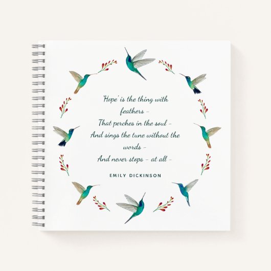 Hope Hummingbird Journal Notitieboek (Voorkant)