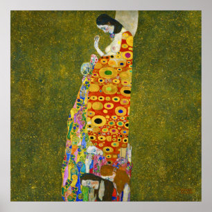 Hope, II - Gustav Klimt (1907-1908) Poster